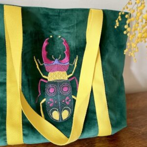 Sac cabas broderie lucane