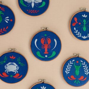 Cercles brodés – Petites curiosités